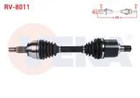 KOMPLE AKS SOL ON UZUNLUK 590mm LAND ROVER EVOQUE (L538) 2.0 TD4 - 2.2 TD4 A-T 4×4 2012-/ DISCOVERY SPORT (L550) 2.0 TD4 A-T 4×4 2014-
