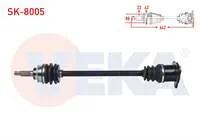 KOMPLE AKS SOL ARKA SUZUKI SWIFT III (MZ,EZ) 1.3i 4×4 ABSLI 43 DIS UZUNLUK 642 2005-2010