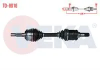 KOMPLE AKS SOL-SAG ON TOYOTA HI-LUX PICK UP (TGN1_, GGN2_, GGN1_, KUN2_, KUN1_) 2.5 D-4D 4×4 UZUNLUK 630mm 2005-2011