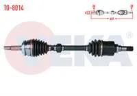 KOMPLE AKS SOL ON TOYOTA COROLLA 1.6 VVT-I  M-T UZUNLUK 657 mm 2012-