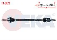KOMPLE AKS SAG ON TOYOTA YARIS (P9) 1.4 D-4D UZUNLUK 897mm 2006-2010