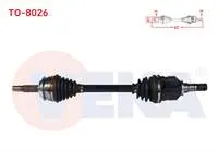 KOMPLE AKS SOL ON TOYOTA YARIS (P13) 1.4 D-4D M-T UZUNLUK 657 mm 2011-