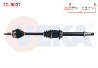 KOMPLE AKS SAG ON UZUNLUK 993mm TOYOTA VERSO (R2) 2.0 D-4D M-T 2009-