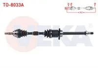 KOMPLE AKS SAG ON ABSLI 48 DIS UZUNLUK 917mm TOYOTA COROLLA (_E12_) 1.4 D-4D  M-T 2002-2007