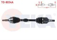 KOMPLE AKS SOL ON UZUNLUK 653mm ABSLI 48 DIS TOYOTA AVENSIS 1.6 VVT-I 2000-2008