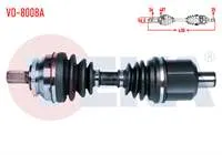 KOMPLE AKS SOL ON VOLVO S80 I (TS, XY) 2.8 T6 A-T ABSLI 48 DIS UZUNLUK 430 1998-2006