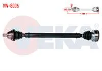 KOMPLE AKS SAG ON VOLKSWAGEN GOLF VI (5K1) 1.4 TSI A-T UZUNLUK 799mm 2008-2013