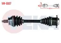 KOMPLE AKS SOL ON VOLKSWAGEN POLO (9N_) 1.4 TDI M-T UZUNLUK 472mm 2001-2012