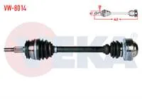 KOMPLE AKS SOL ON VOLKSWAGEN TRANSPORTER V (7HA,7HH,7EA,7EH) 1.9 TDI UZUNLUK 645mm 2003-2011