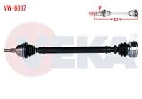 KOMPLE AKS SAG ON VOLKSWAGEN GOLF IV (1J1) 1.9 TDI M-T UZUNLUK 822mm 1997-2005