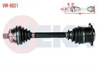 KOMPLE AKS SAG ON VOLKSWAGEN PASSAT (3B2) 1.9 TDI A-T ABSLI 45 DIS UZUNLUK 502mm 1996-2000