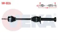 KOMPLE AKS SAG ON VOLKSWAGEN TRANSPORTER VI  2.0 TDI M-T 102 HP 5 VITES UZUNLUK 857mm 2011-