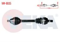 KOMPLE AKS SOL ON VOLKSWAGEN TIGUAN (5N_) 2.0 TDI 6 VITES A-T UZUNLUK 570mm 2007-2016
