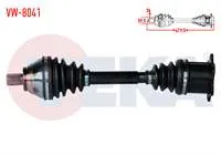 KOMPLE AKS SOL ON VOLKSWAGEN GOLF V (1K1) 2.0 TDI A-T CIFT KAVRAMA 6 ILERI BMA,BMP UZUNLUK 479,5mm 2003-2009