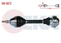 KOMPLE AKS SOL ON VOLKSWAGEN POLO (6R,6C) 1.6 TDI A-T UZUNLUK 498mm 2009-