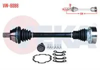 KOMPLE AKS SOL ON VOLKSWAGEN GOLF VI (5K1) 1.4 TSI A-T/M-T UZUNLUK 535mm 2008-2013