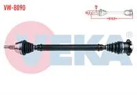 KOMPLE AKS SAG ON VOLKSWAGEN GOLF IV (1J1) 1.6i A-T UZUNLUK 810,5mm 1997-2005