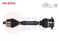 KOMPLE AKS SOL ON VOLKSWAGEN PASSAT (3B2) 1.9 TDI ABSLI 45 DIS UZUNLUK 498 mm 1996-2000
