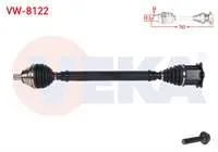 KOMPLE AKS SAG ON UZUNLUK 763mm VW GOLF VII (5G1) 2.0 TDI A-T DSG 13-/ PASSAT (362) 2.0 TDI A-T 10-14/ CADDY IV (SAA) 2.0 TDI A-T 15-/ CC B7 (358) 2.0 TDI A-T 12-16 /AUDI A3 (8V1) 2.0 TDI A-T 12-16