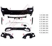 ARKA TAMPON SET (AMG) W212 2013-
