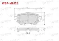 FREN BALATA ON MAZDA 3 (BM, BN) 1.5 - 1.6 2019-