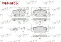 FREN BALATA ON IKAZLI OPEL INSIGNIA B 1.5T - 1.6 CDTI - 2.0 CDTI - 2.0T 17 JANT 2017-