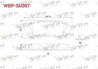 FREN BALATA ARKA SUBARU IMPREZA (GD,GG) 2.0i 2000-2007 / FORESTER (SG) 2002-2007