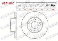 FREN DISKI ON DUZ KAPLAMALI 5 BJN 279,4X18X73,02X65,5 FIAT DUCATO 2.5 D- 2.5 TDI- 2.8 TDI 1994-2002 PEUGEOT BOXER II 2.5 D 2002-2006 CITROEN JUMPER I 2.5 D 1994-2002