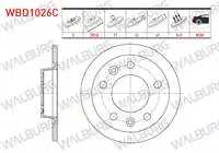 FREN DISKI ARKA DUZ KAPLAMALI 5 BJN 289,8X14X71X49 FIAT SCUDO 1.6 MJT - 2.0 MJT 2007- CITROEN JUMPY II 1.6 HDI - 2.0 HDI 2006- PEUGEOT EXPERT 1.6 HDI - 2.0 HDI 2007-