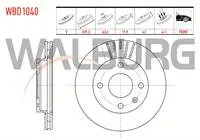 FREN DISKI ON HAVALI FORD FIESTA IV 1.4i 16v 4 BIJON 239,5X19,9X63,6X43 1996-2002