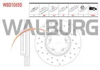 FREN DISKI ON HAVALI PERFORMANS DELIKLI 5 BJN 288×33X93,1X55,5 FORD TRANSIT CUSTOM (V362) 2.2 TDCI  2012-