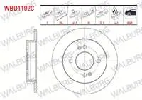 FREN DISKI ARKA DUZ KAPLAMALI 4 BJN 234×10X62,5X37,5 HYUNDAI I10 1.1i 12v - 1.0 D-CVVT - 1.2 D-CVVT 13 JANT 2008-2013  KIA PICANTO (BA) 1.25 - 1.1i 4 BJN 2004-2011