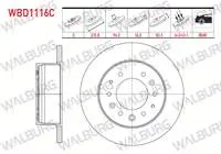 FREN DISKI ARKA DUZ KAPLAMALI 6 BJN 315,8X16,5X96,3X83,1 HYUNDAI H350 2.5 CRDI 2015-