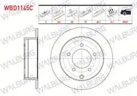 FREN DISKI ARKA DUZ KAPLAMALI 5 BJN 262×10X80X60,2 MITSUBISHI LANCER (CY,ZA) 2.0 2007-  LANCER (CY,ZA) 1.8 5 2007-
