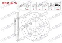FREN DISKI ON HAVALI KAPLAMALI PERFORMANS DELIKLI 6 BJN 249,4X22X81X37 NISSAN PICK UP (D21) 2.5 D 1985-1998  PICK UP (D22) 2.5 D 1998-
