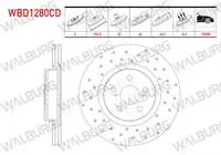 FREN DISKI ON HAVALI KAPLAMALI PERFORMANS DELIKLI 5 BJN 294,9X26X55X49,2 TOYOTA AVENSIS (T25) 2.0 D-4D 2003-2008
