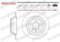 FREN DISKI ARKA DUZ KAPLAMALI 5 BJN 302×12X63,6X69,3 VOLVO S60 II T3-T4-T5-D3-D5-2.0T 2010-S80 II D3-D5-T5-T6 2006-V60 T6-T5-D3-D5-1.6D-2.0T 2010-V70 III 2.0 T-1.6D-2.0D 2006-XC70 II D3-D5-3.2i