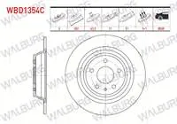 FREN DISKI ARKA DUZ KAPLAMALI 5 BJN 302×11X63,5X51 FORD MONDEO V 1.6 TDCI 2014-  MONDEO V 1.5 EcoBoost 2014-  MONDEO V 2.0 TDCI 2014-