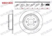 FREN DISKI ARKA DUZ KAPLAMALI 4 BJN 290,20X10X71,07X60 PEUGEOT 406 (8B) 2.0i 1995-2004  406 (8B) 1.8 1995-2004  406 (8B) 2.2 1995-2004  406 (8B) 3.0 V6 1995-2004