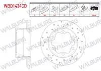 FREN DISKI ARKA HAVALI KAPLAMALI PERFORMANS DELIKLI 6 BJN 285×22X120X93 M.BENZ SPRINTER 208 CDI - 211 CDI 308 CDI - 311 CDI 411 CDI - 413 CDI 1995-2006 VW LT 28-46 II 2.5 TDI - 2.8 TDI 1996-2006