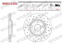 FREN DISKI ON HAVALI PERFORMANS DELIKLI 5 BJN 298×23X67X37 SSANGYONG TIVOLI 1.6 - 1.6 XDI 2015- / XLV 1.6 - 1.6 D 2016-