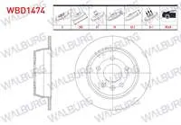 FREN DISKI ARKA DUZ 5 BJN 280×10X67X65,2 MERCEDES VITO (638) 108 CDI - 110 CDI - 112 CDI 1997-2003