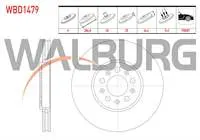 FREN DISKI ON HAVALI 5 BJN 286,8X25X65X34,4 GOLF IV (1J1)  1997-2005/ POLO (6R,6C) 2009-/ AUDI A1 (8X1) 2010-/ A3 (8L1) 1996-2003/ SEAT LEON (1M1) 199-2006 / SKODA RAPID (NH3) 2013-/ FABIA (NJ3) 2014-
