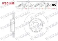 FREN DISKI ON HAVALI 4 BJN 257,8X22X61X43,9 RENAULT CLIO IV 0.9 Tce - 1.2 16v - 1.5 DCI 2012-/ KANGOO 1.5 DCI 2008-/ CAPTUR 0.9 Tce - 1.2 16v - 1.5 DCI 2013-/ DACIA DOKKER - LODGY 1.5 DCI 2012-