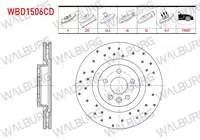 FREN DISKI ON HAVALI KAPLAMALI PERFORMANS DELIKLI LAND ROVER DISCOVERY SPORT (LC) 2.0 TD4 5 BIJON 325×30X63,6X52 2014-
