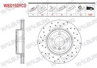 FREN DISKI ON HAVALI KAPLAMALI PERFORMANS DELIKLI BMW X3 (E83) 2.0 D 5 BIJON 325×25X75X62 2004-2010