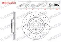 FREN DISKI ON HAVALI KAPLAMALI PERFORMANS DELIKLI 5 BJN 330×24X66,9X45,4 BMW X1 (F48) 2.0 D - 2.0i 2014- / 2 SERISI (F45) 220 D 2014-