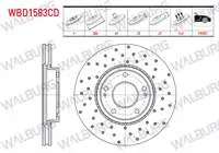FREN DISKI ON HAVALI KAPLAMALI PERFORMANS DELIKLI 5 BJN 288×25X69X47 HYUNDAI I30 (PDE, PD) 1.4 MPI - 1.6 CRDI 2016- / KIA CEE'D 1.0 T-GDI - 1.4 T-GDI - 1.6 CRDI 2018-