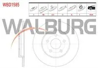 FREN DISKI ARKA DUZ 5 BJN 280×12X63,5X34 FORD MONDEO III 2.0i 16v - 2.0 TDCI 2000-2007/ JAGUAR X-TYPE 2.0 D - 2.1 - 2.2 D - 2.5i - 3.0 2006-2009