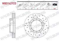 FREN DISKI ARKA HAVALI KAPLAMALI PERFORMANS DELIKLI 12 BJN 310×40X139X70 EURO 5 - 6 MITSUBISHI FUSE CANTER 2012-  PRESTIGE